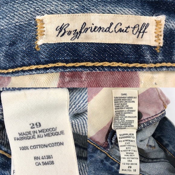 Denim and Supply by Ralph Lauren Halsey Flag Pocket Denim Boyfriend Cutoffs - Picture 10 of 12